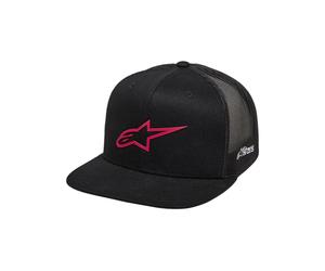 3D Ageless Trucker Hat Schirmmütze Cap Schwarz Rot UNI schwarz rot