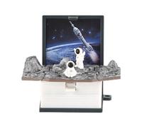 3D Book Keychain | Dinosaurier Figuren Buch | Niedliche Dinosaurier Faltbar Schlüssel der Welt zum Geburtstag gefüllt mit Geschenktüten, Tasche und Rucksack