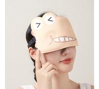 3D Cartoon Dinosaurier Schlafmaske, waschbare Verdunkelungs-Augenmaske, atmungsaktive weiche Schlafmaske mit breitem verstellbarem Riemen