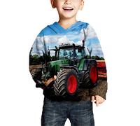 3D Druck Hoodie Rock Punk Traktor Anime Kinder Auto Sweatshirt Kinder Spielzeug Harajuku Truck Cartoon Hoodies Gr. XS, 15