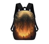 3D-gedruckter Kinderrucksack Tentacle Monster Schulrucksack, Modisch, Lässig, Leicht, Für Schule, Uni Und Reisen 17inch