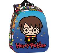 3D-HARRY-POTTER-RUCKSACK - Rucksack mit großem Stauraum - ergonomisches und komfortables Design - multifunktionale Taschen - ideal für Reisen und Schu