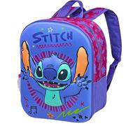 3D Kindergartenrucksack Mädchen & Jungen (2-6 Jahre) für Stitch Fan - Kinderrucksack für Kita & Ausflüge (31x26x11 cm) mit Flaschenhalter