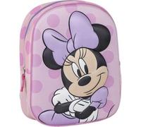 3D Minnie Kinderrucksack - Ideal für kleine Disney-Fans. Dreidimensionales Design und schöne -Details. Perfekt zum Tragen von Schulmaterial und Zubehö