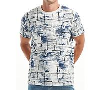 3D-Muster Bedruckte Kurzarm-T-Shirts, lässige Grafik-T-Shirts Herren