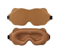 3D-Schlafmaske, Blockout-Licht, Augenbinde, Schlafhilfe, Augenmaske, weiche Memory-Schaum-Gesichtsmaske, Augenschutz, Augenabdeckung, Patch Schlafmaske(Camel)