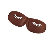 3D-Schlafmaske, Schönheit, Wimpern, Augenmaske, Lidschatten, Schlafhilfe, Reisen, Outdoor, Zuhause, Augenausruhe, Entspannung, Augenmuschel, Gesundheitspflege, Braun