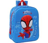 3D Spiderman und Spidey Kindergartenrucksack für Kinder - Vorschulrucksack mit Relief für Jungen und Mädchen - Kindergartenrucksack mit lustigem und o