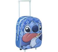 3D Stitch Kinder-Trolley-Rucksack - Ideal für kleine Lilo & Stitch-Fans. Mit dreidimensionalem Design und Trolley-Funktionalität, perfekt für den stil