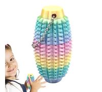 3D - Stressabbau Schlüsselanhänger Charm | 3D Gedruckter Fidget Charm Für Erwachsene Schreibtisch Tasche Zuhause Geburtstag Deko