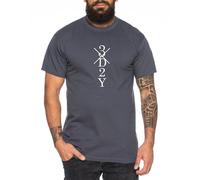 3D2Y - Herren T-Shirt Straw Hat Luffy Zoro One Monkey D. Pirat Ace Piece Goku Anime Ruffy, Größe:XXL, Farbe:Dunkelgrau