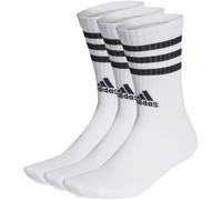 3er Pack adidas 3-Streifen Cushioned Crew Retro-Socken 000 - white/black 43-45