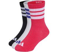 Adidas 3Stripes Cushioned Sportswear Crew Socks 3er-Pack Kinder Socken, schwarz KL