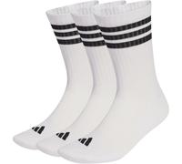 3er Pack adidas 3-Streifen Cushioned Sportswear Crew Socken JZ0532 - white/black/black 34-36