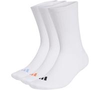 3er Pack adidas Cushioned Essentials Crew Socken JZ0524 - white/black/dusky orange/glow blue 40-42