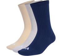 3er Pack adidas Cushioned Essentials Crew Socken KE8086 - crystal linen/light grey heather/dark blue 37-39