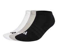 Gepolsterte Essentials Low Cut Socken 3er-Pack Medium Grey Heather / White / Black 31-33