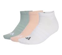 3er Pack adidas Cushioned Essentials Low Cut Socken KG3652 - blush pink/white/wonder sage 31-33