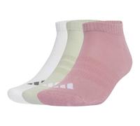 adidas - Cushioned Essential Low Cut 3-Pack - Multifunktionssocken, Gr. 43-45, rosa (MagicMauve/White/HaloGreen/GreyFour)