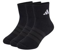 3er Pack adidas Cushioned Sportswear Ankle Socken Kinder KD1722 - black/black/white 25-27
