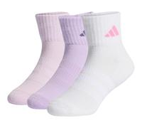 adidas Cushioned Sportswear Ankle Socks 3 Pair Pack powder plum-white-ice lavender (AFH7) KL