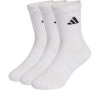 3er Pack adidas Cushioned Sportswear Crew Socken Kinder KD1725 - white/white/black 28-30