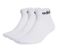3er Pack adidas Linear Cushioned Ankle Socken HT3457 - white/black 28-30