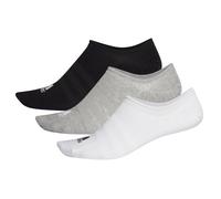 adidas No-Show Socken, 3 Paar MGREYH/WHITE/BLACK M (4061626900606)