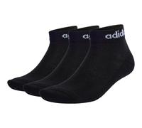 3er Pack adidas Think Linear Knöchelsocken Herren IC1305 - black/white 31-33