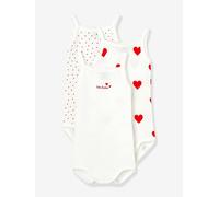 Petit Bateau Baby MädchenTrägerbody (3er Pack) , Variante 1, 3 Monate