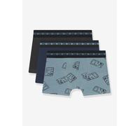 3er-Pack Boxershorts Jungen mit Gameboy-Motiv Ecodim DIM grau Gr. 128