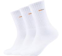 3er Pack camano Baumwoll Sportsocken mit Komfort-Bund 0001 - white 43-46