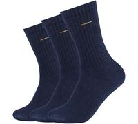 3er Pack camano Baumwoll Sportsocken mit Komfort-Bund 0004 - navy 39-42