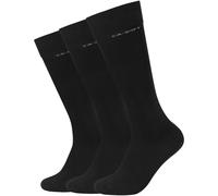 Camano Herren 3942 Ca-Soft Kneehigh 3 Paar Kniestrümpfe, Schwarz (Black 05), (Herstellergröße: 35/38) (3er Pack)