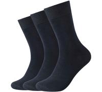 3er Pack camano Comfort Baumwoll Crew Socken 0004 - navy 43-46