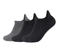 3er Pack camano Cosy Brushed Flap Sneakersocken 9999 - black 39-42