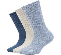 3er Pack camano Cosy Supersoft Mouliné Crew Socken Kinder 5790 - insignia blue 31-34