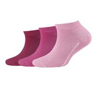 3er Pack camano Soft Bio-Baumwoll Sneakersocken Kinder 4170 - orchid smoke 27-30