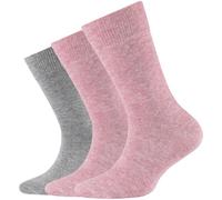 Camano Mädchen 3701 Socken, Rosa (Chalk Pink Melange 4300), 39 (3er Pack)