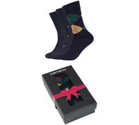 Sneakersocken CAMANO "ca-soft", Herren, Gr. 43 (46), blau (schwarz saphire), Baumwolle, Elasthan, Polyamid, unifarben, Socken, mit elastischem Bund (12806525-43) schwarz saphire