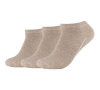 camano Sneakersocken mit Label-Detail im 3er-Pack in Beige, Größe 39/42
