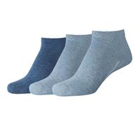 3er Pack camano Soft Sneakersocken 0033 - denim mel. 35-38