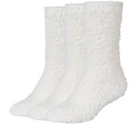 Socken CAMANO "warm & cozy", Damen, Gr. 39-42, egret, Elasthan, Polyester, unifarben, Socken Socken, mit elastischem Bund (96176831-39) egret