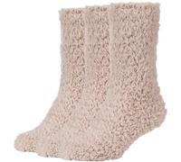 Socken CAMANO "warm & cozy", Damen, Gr. 35-38, cuban sand, Elasthan, Polyester, unifarben, Socken Socken, mit elastischem Bund (35443867-35) cuban sand