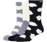 Kuschelsocken CAMANO "warm & cozy", Damen, Gr. 35 (38), schwarz, Elasthan, Polyester, mehrfarbig, unifarben, elastisch, Socken, gestreift, gemustert, weich, wärmend (69314939-35) schwarz