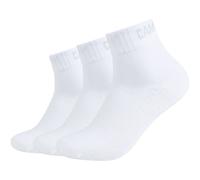 Sneakersocken CAMP DAVID "Socken 3er Pack", Herren, Gr. 39-42, weiß, Obermaterial: 78% Baumwolle CO. 20% Polyamid PA. 2% Elasthan EL., Socken Sneakersocken (94898129-39) weiß