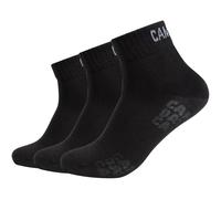 3er Pack Camp David Action-Mesh Baumwolle Quarter Socken Herren 9999 - black 43-46