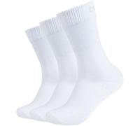 CAMP DAVID Herren Socken, 3er Pack - Action-Mesh Socks 3P, Logo, Baumwoll-Mix Weiß 43-46