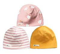 3er-Pack Cotton Neugeborener Hut für 0-6M Junge Mädchen - Soft Baby Hospital Beanie Herbst Knot Kappen Warm Baby-Kappen