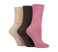 3er-Pack Extra Breite Bambus Diabetikersocken für Schwellende Beine EU 37 - 42